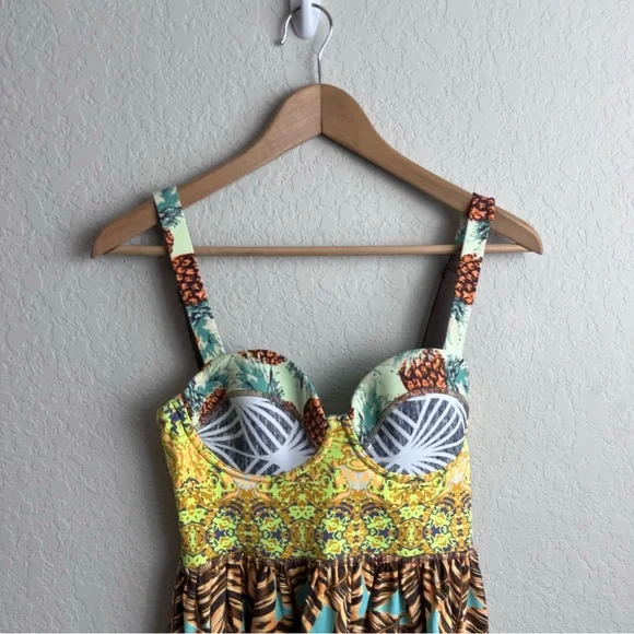 Maaji Lavender Lemonade Dress A Line Pleated Mini - Picture 4 of 12